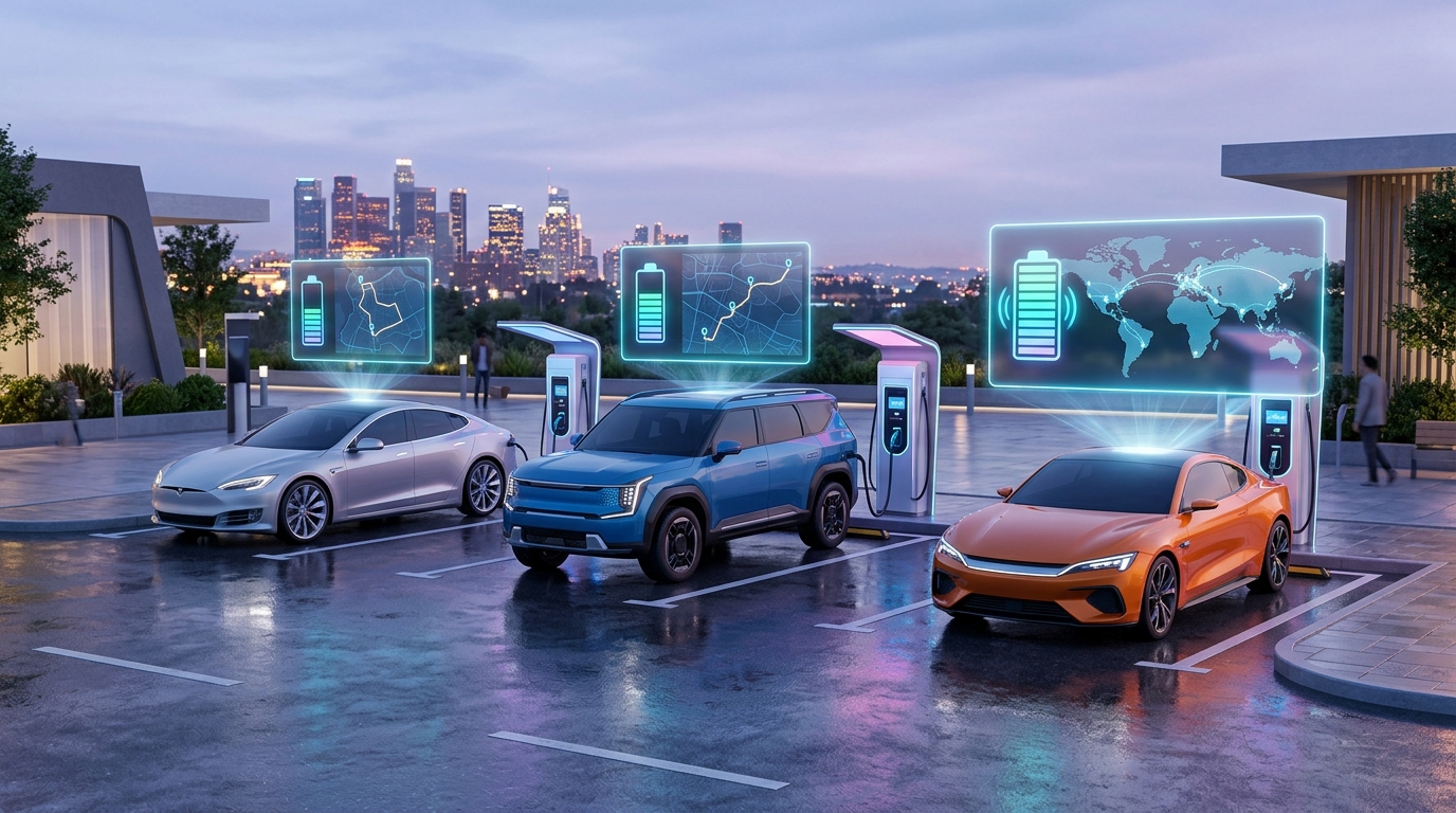 Recharge voiture électrique Superchargeur et borne publique au Maroc