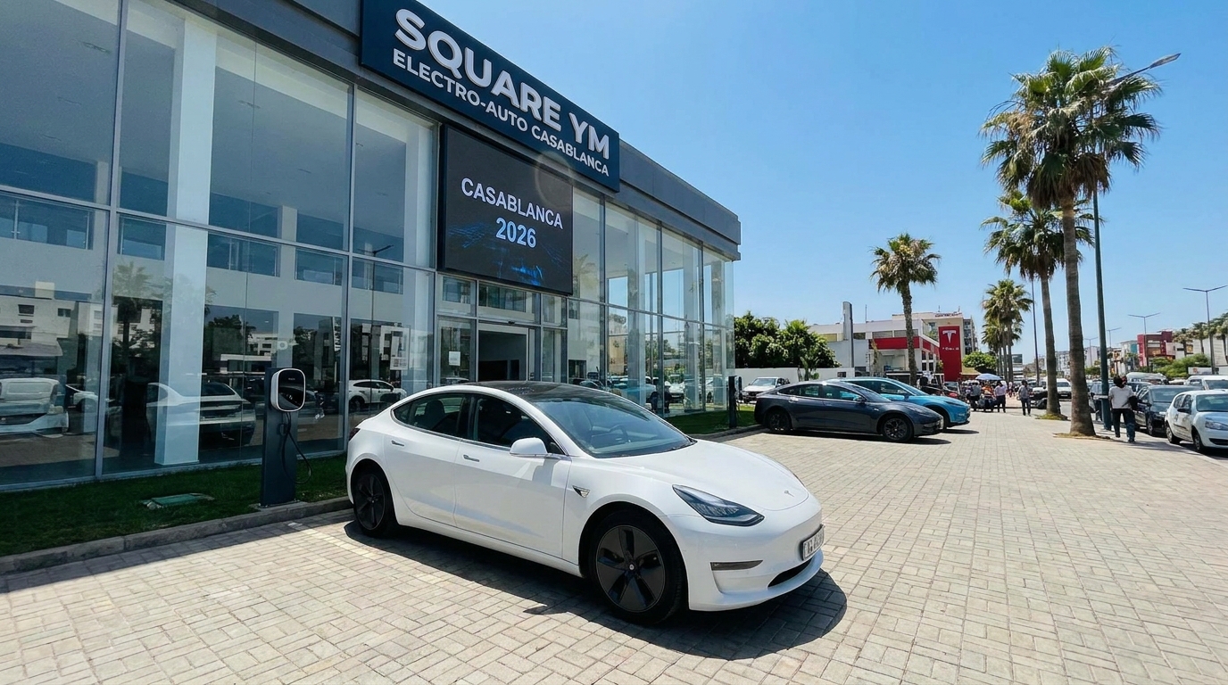 Tesla Model 3 occasion certifiée Square YM Casablanca Maroc